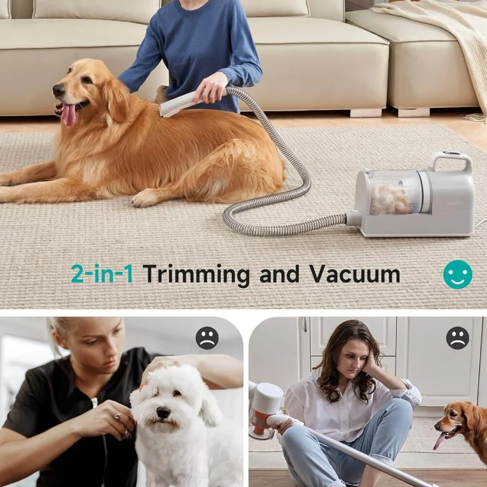 Dog/Cat Grooming Kit | Pet Friendly Vacuum Machine